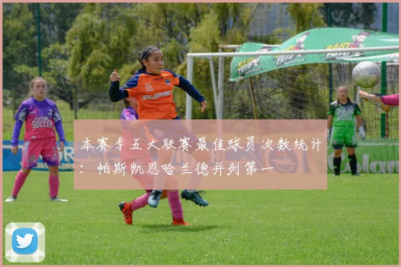 本赛季五大联赛最佳球员次数统计：帕斯凯恩哈兰德并列第一