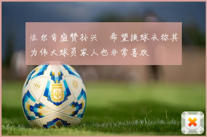 法尔肯盛赞孙兴慜希望换球衣称其为伟大球员家人也非常喜欢